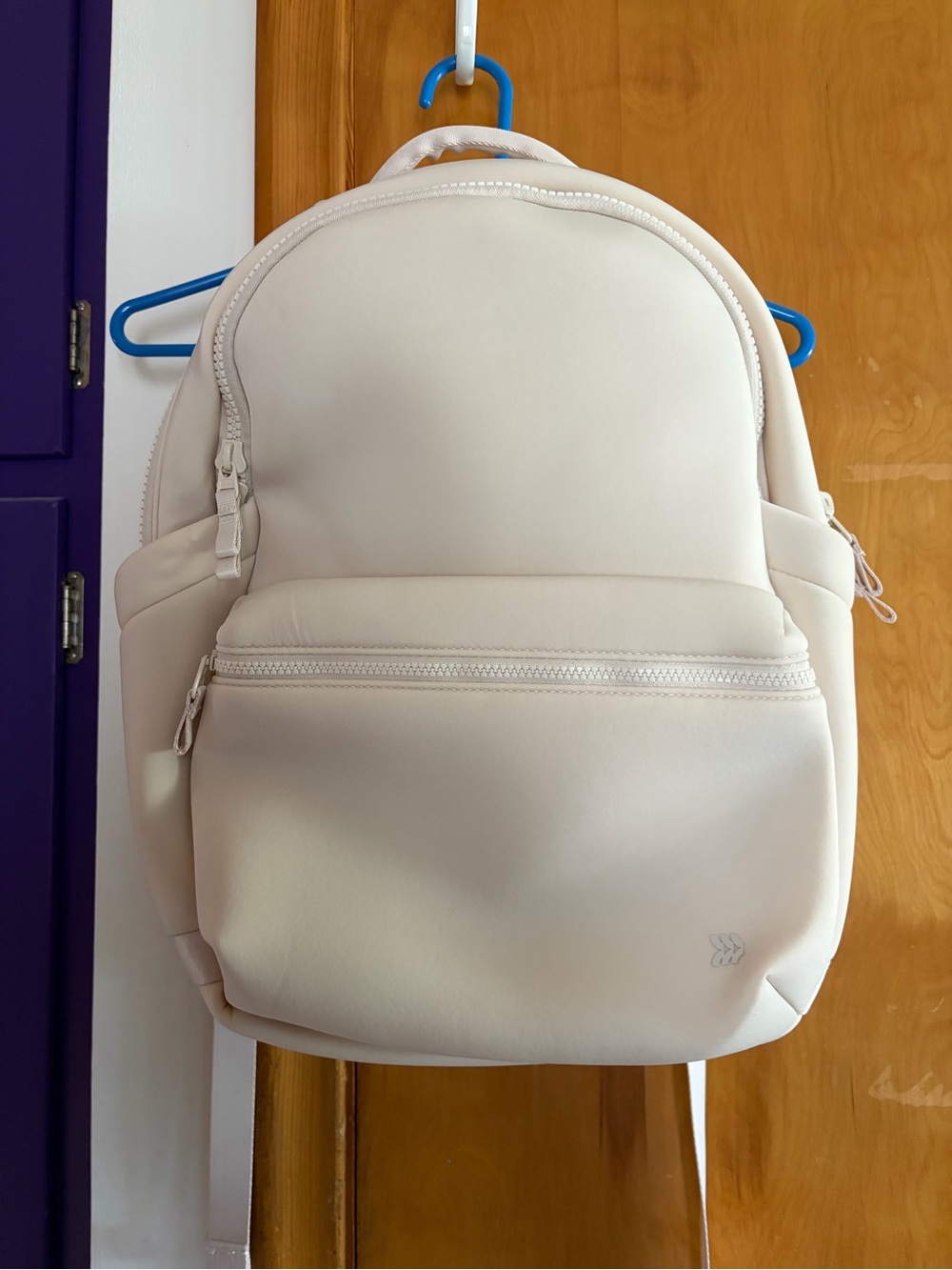 all in motion Cream Minimal Neoprene Backpack